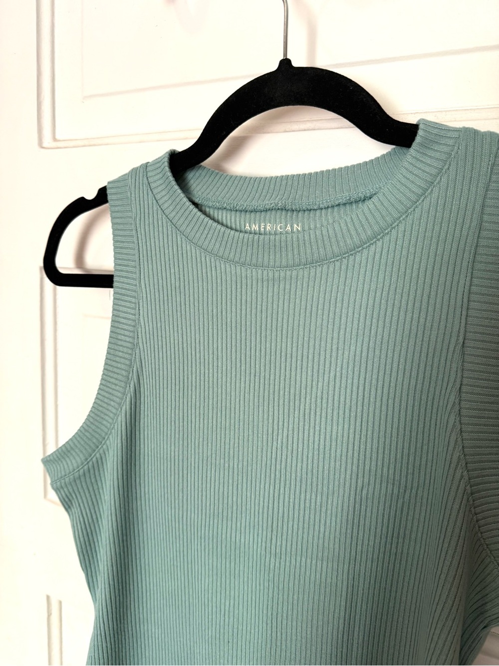 NWT American Eagle Plush Tank, Powder Blue Color, size L - Picture 2 of 5